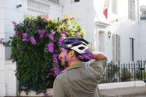 CASCO TRIP MTB PURPLE/WHITE