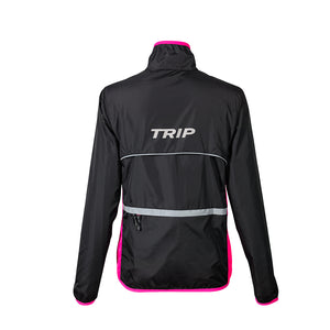 Cortaviento Unisex Trip Black/Pink